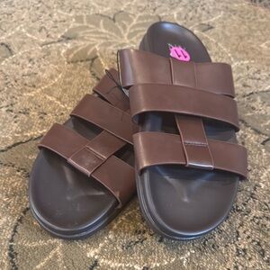New York & Company Chocolate Brown Sandals